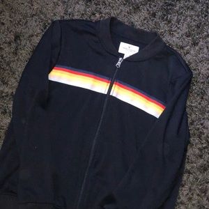 American Eagle Stripped Jacket